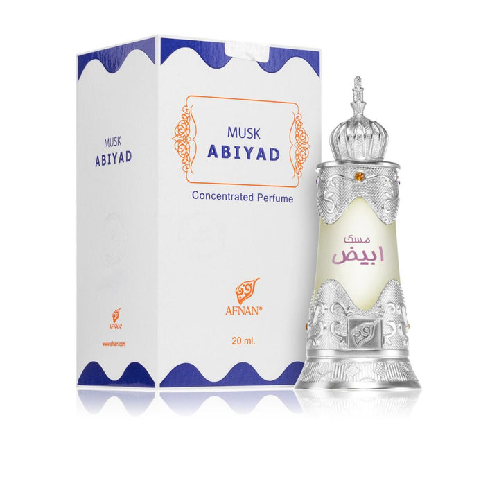 Afnan, Musk Abiyad, Perfume Oil 20ML, Unisex