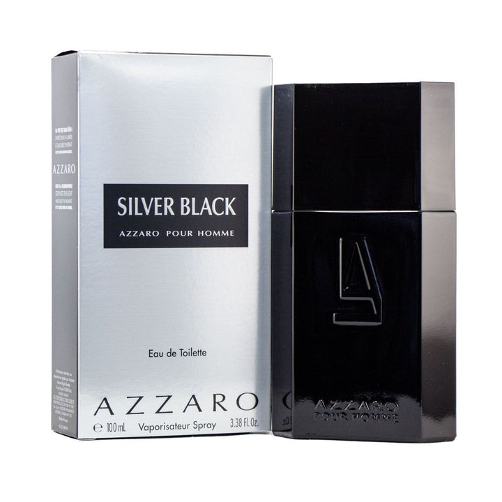 Azzaro, Silver Black, Eau De Toilette 100ML, Men