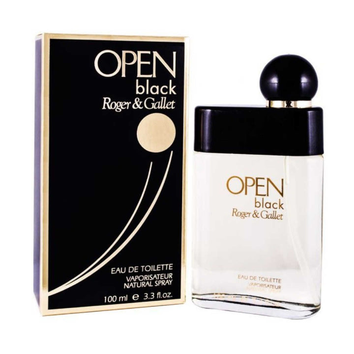 Roger and Gallet, Open Black, Eau de Toilette 100ML, Men